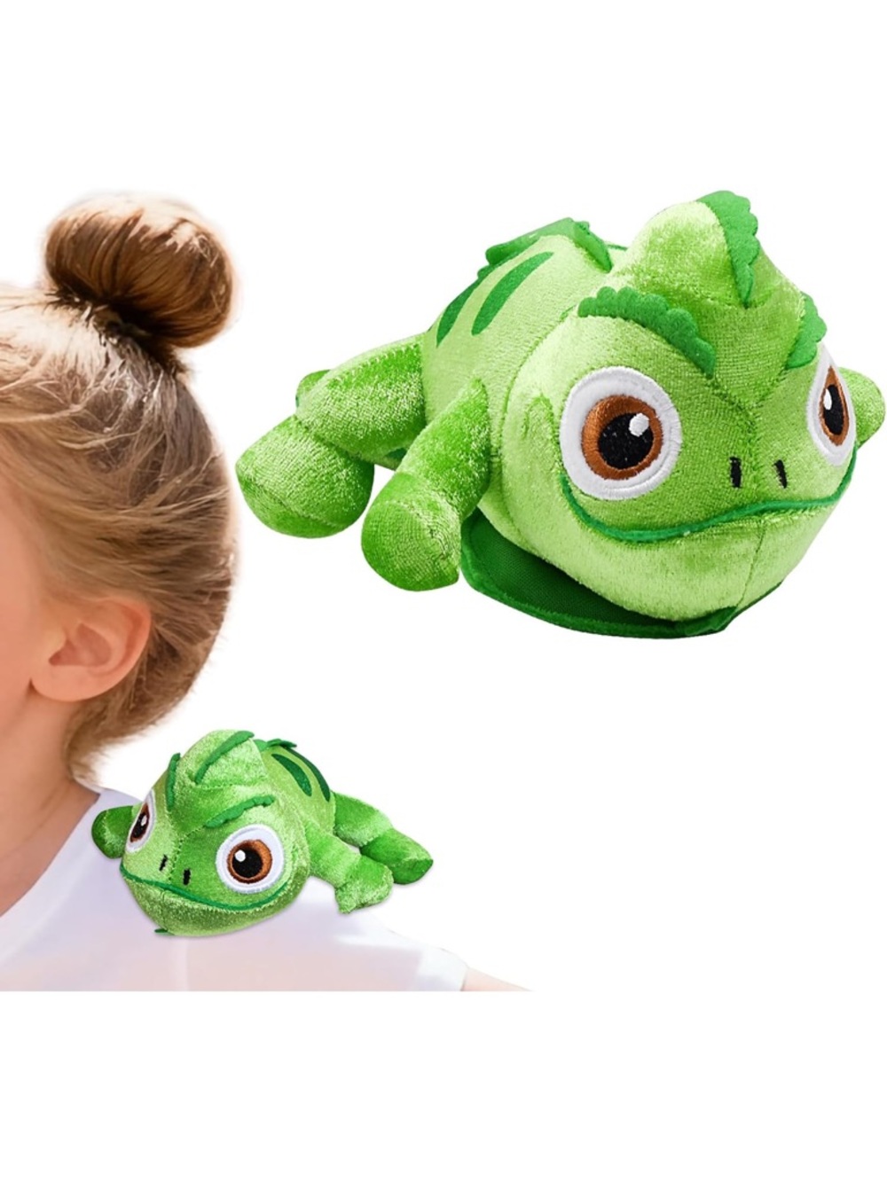 NWT Magnetic chameleon, Pascal Rapunzel shoulder stuffed animal